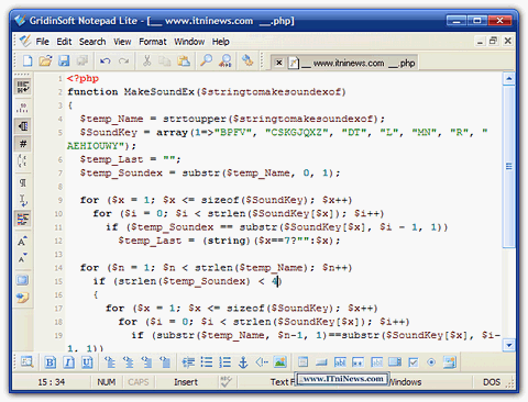 GridinSoft Notepad Lite GridinSoftNotepad-scr.png